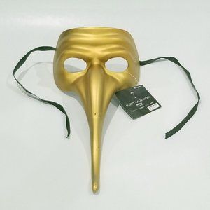 Momentum Brands - Scaramouche Venetian Half Mask - Long Nose - Gold